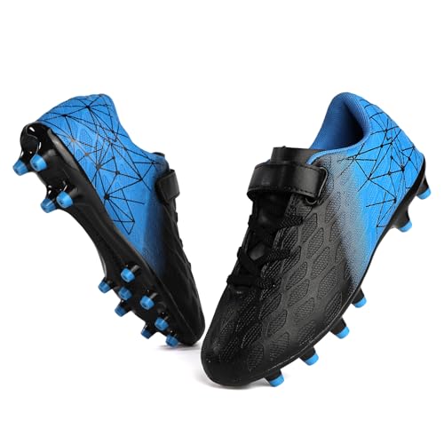 Skerxut Kids Firm Ground Soccer Cleats side view