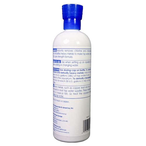 API TAP WATER CONDITIONER bottle label details