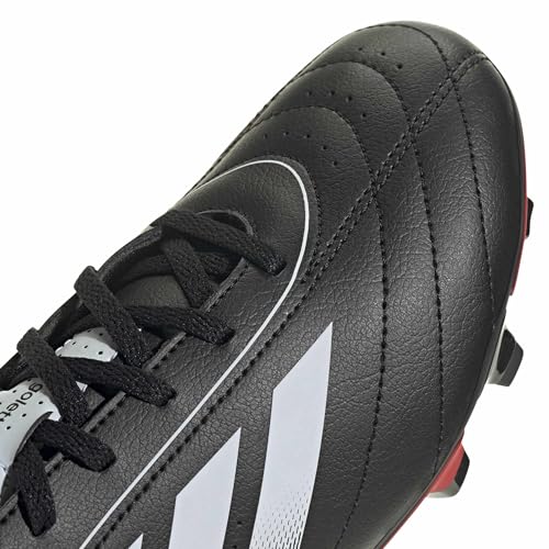 adidas Goletto IX side angle showing Better Scarlet details