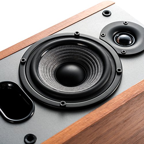 Edifier P12 silk dome tweeter close up