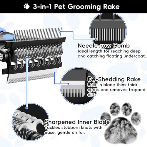 AXEFUN pet grooming tool side view