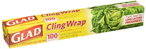 Glad Cling Wrap 100 Sq Ft 2-Pack boxes