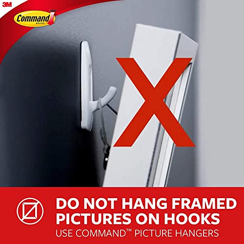 Full set of two hooks and eight adhesive strips