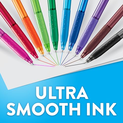 Close up of Paper Mate InkJoy retractable pen tip