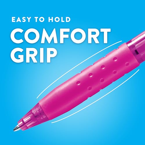 Paper Mate InkJoy 300RT soft grip detail