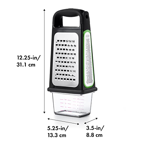 OXO kitchen grater with storage container and lid