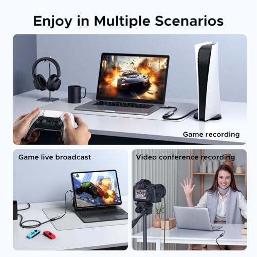 UGREEN HDMI to USB-C capture card side profile