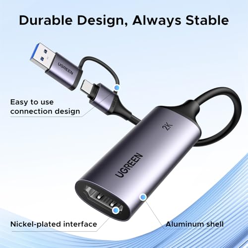 UGREEN streaming capture card cable connector