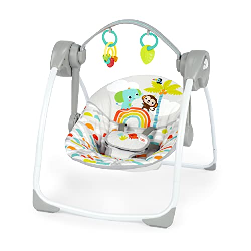 Bright Starts Playful Paradise Portable Swing side profile