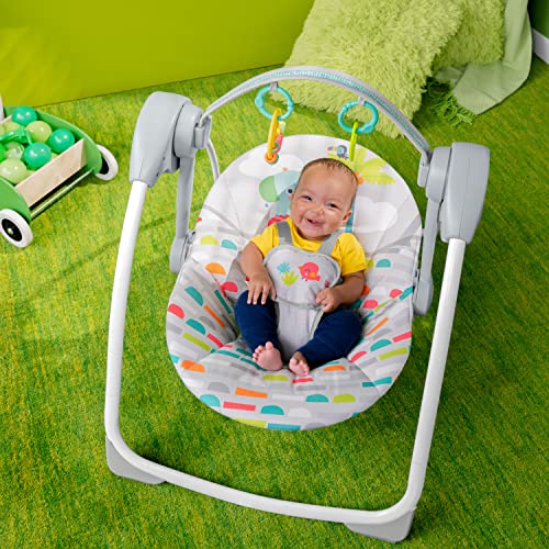 Bright Starts swing with removable toy bar