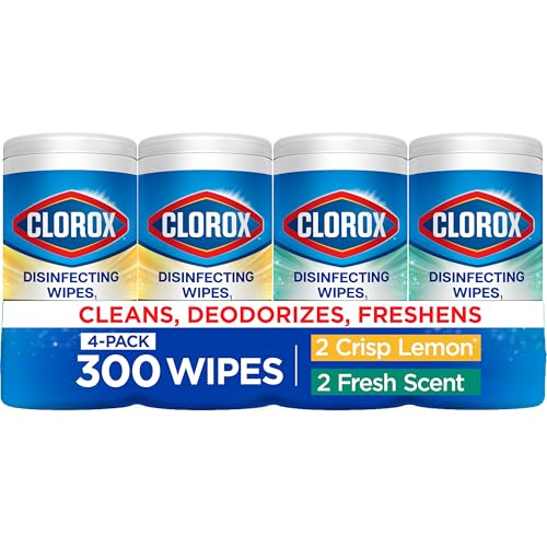 Clorox Disinfecting Wipes Variety Pack 4 Pack containers