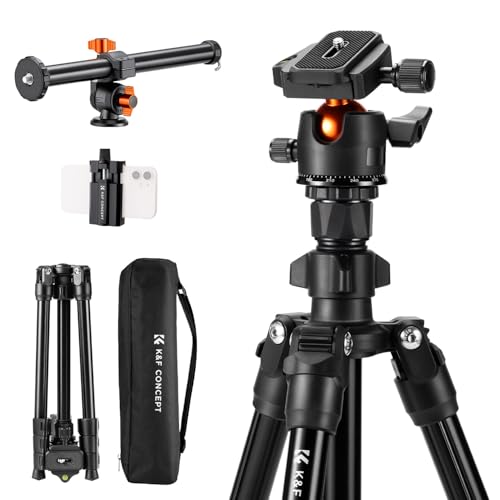 K&F Concept 76-inch Overhead Camera Tripod full view