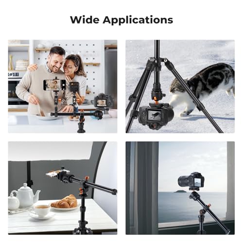 Camera mounted on K&F Concept overhead boom arm