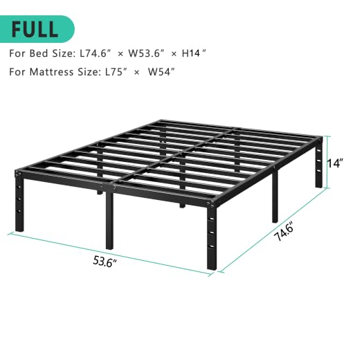 Close up of metal support slats on bed frame