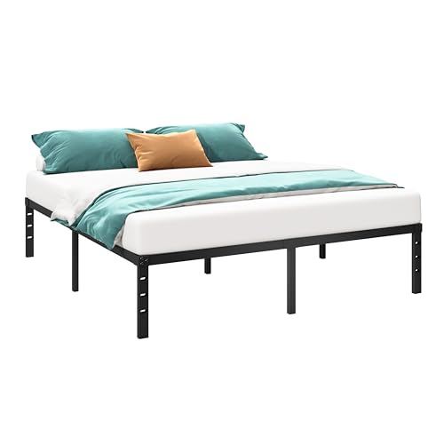 Black metal finish on HLIPHA platform bed