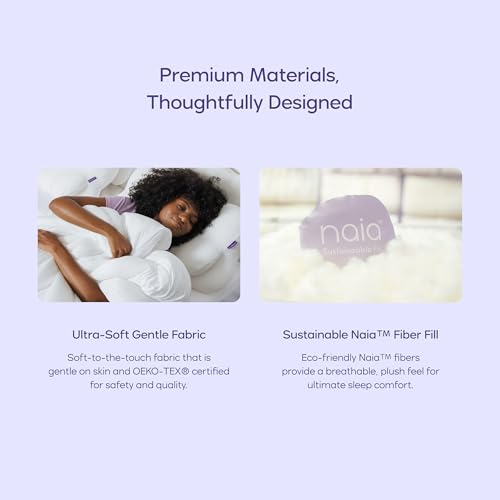 King size bed styled with Mellow Marshmallow comforter