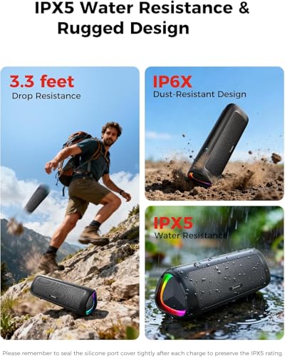 BolaButty C27C waterproof speaker controls