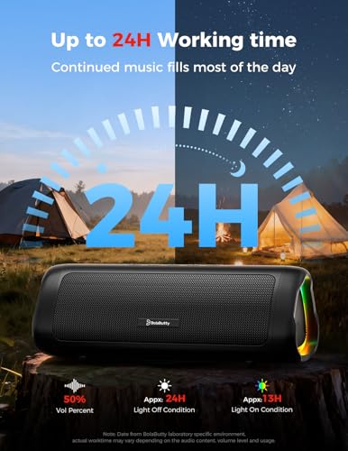 BolaButty C27C black speaker rear interface