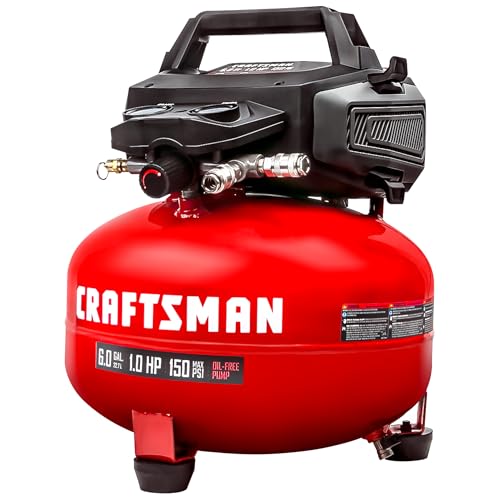 CRAFTSMAN 6 Gallon pancake air compressor front view