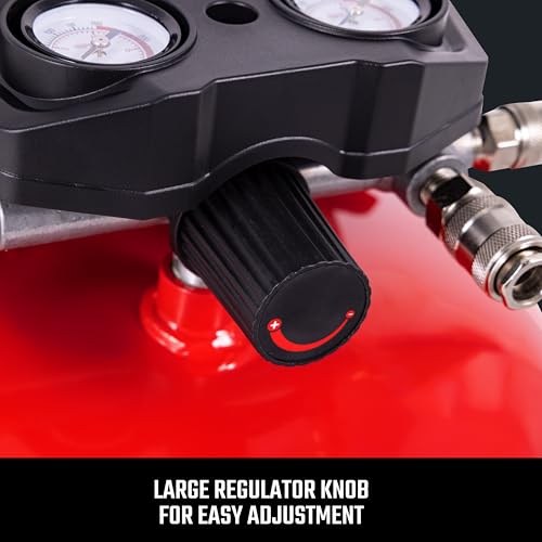Air compressor dual quick coupler detail