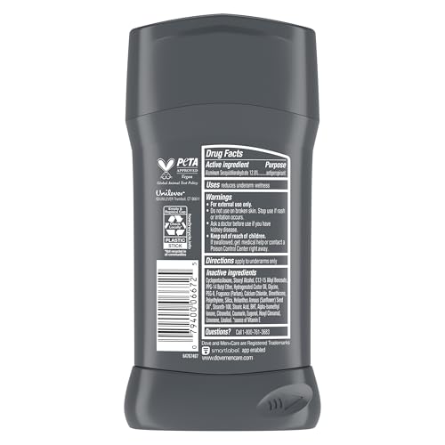 Dove Men+Care Extra Fresh 2.7 oz stick label