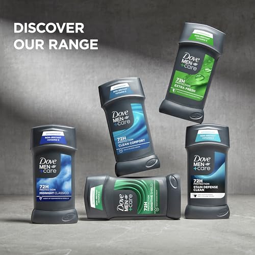 Four pack bundle of Dove Men+Care deodorant