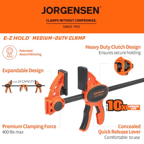 Jorgensen bar clamp comfort grip handle