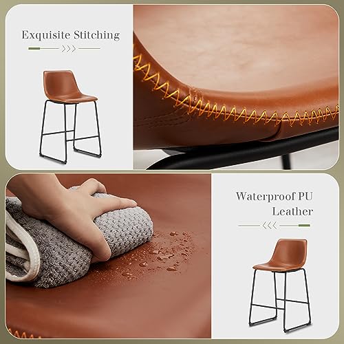Black powder-coated metal frame and footrest