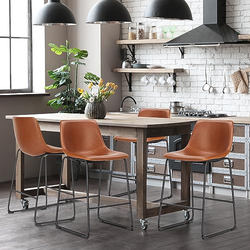 DUMOS bar stools in a modern kitchen setting