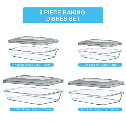 KOMUEE baking dishes nested for storage