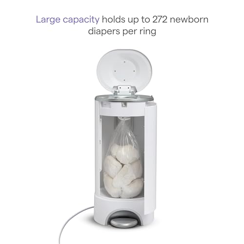 Munchkin diaper pail refill ring side view