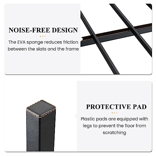 Slats and non-slip strip mechanism
