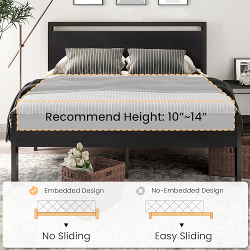 Full bed frame assembly perspective