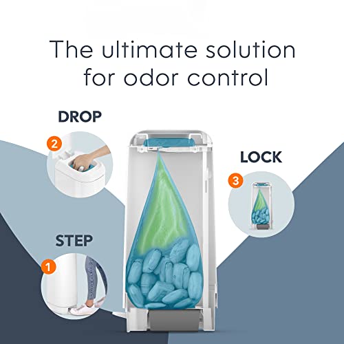 Diaper Genie pail internal clamping mechanism