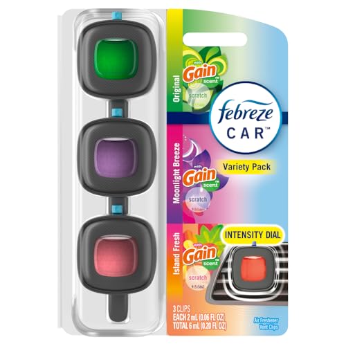 Febreze car air freshener clear plastic casing