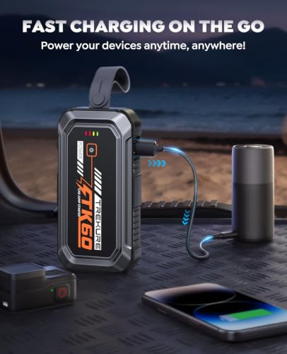 TREKURE TK60 power bank USB ports