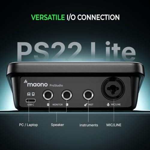 MAONO PS22 Lite top control panel