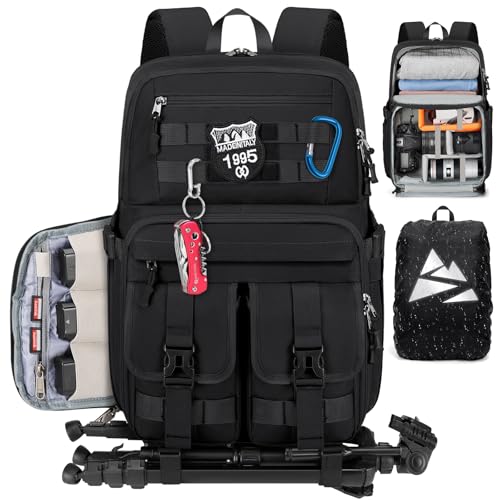 RAINSMORE Camera Backpack front view