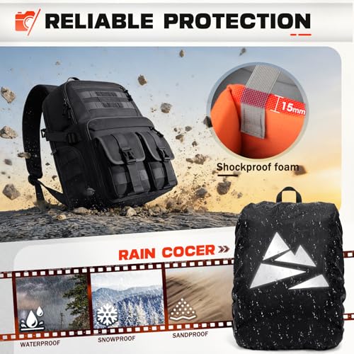 Side profile of RAINSMORE photography bag
