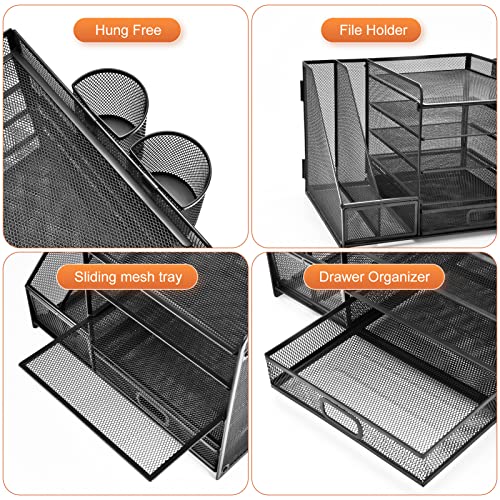 Office supplies organized in Marbrasse unit