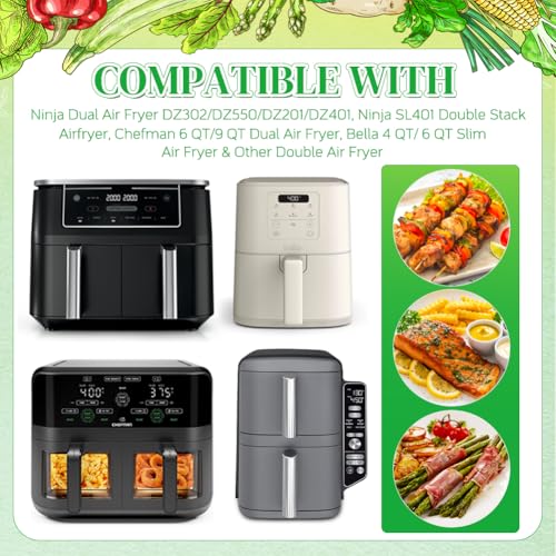 Nature color air fryer paper liners in stack