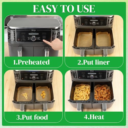 Roasted vegetables on BYKITCHEN air fryer liner