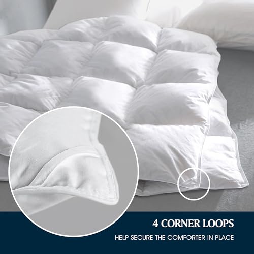 Box construction of Serta feather down duvet