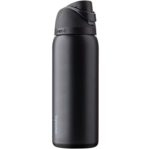 Owala FreeSip 32 oz Water Bottle, Very, Very Dark