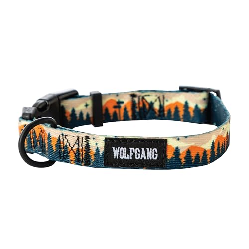 Wolfgang Heavy Duty dog collar Overland print side view