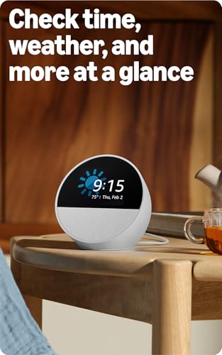 Echo Spot music playback screen
