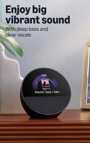 Echo Spot smart home control interface