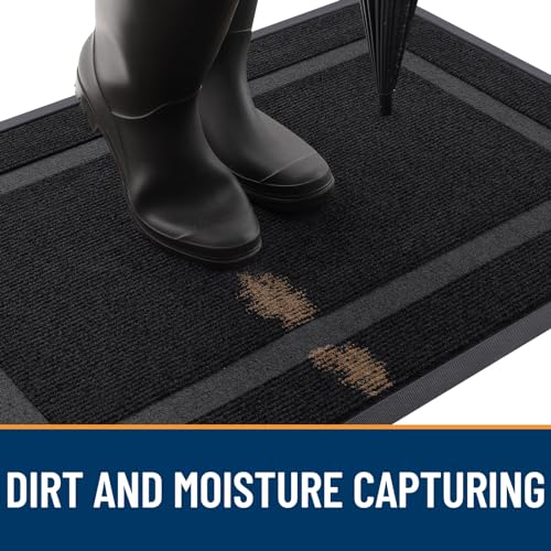 Low profile edge of OLANLY rubber mat