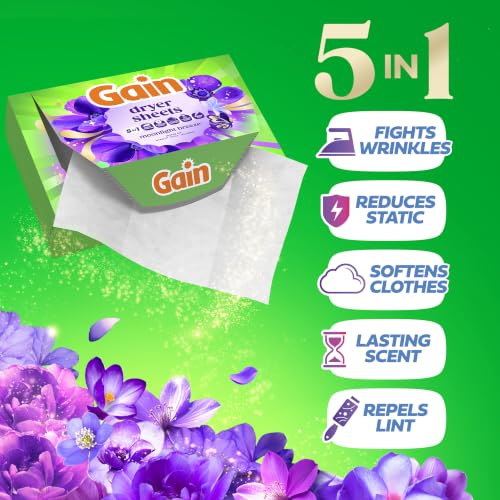 Close up of Gain Moonlight Breeze scent branding