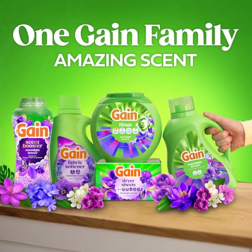 Gain Moonlight Breeze laundry products collection